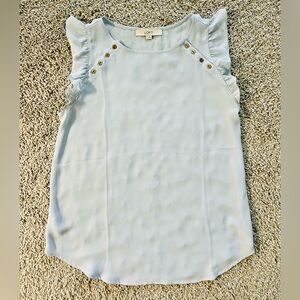 Loft light blue blouse